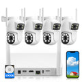 Wireless Outdoor 4 Cam Home Security Cameras System K61217