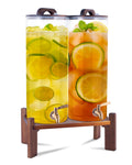 2.2 Gallon Glass Drink Dispenser with Stand U5812