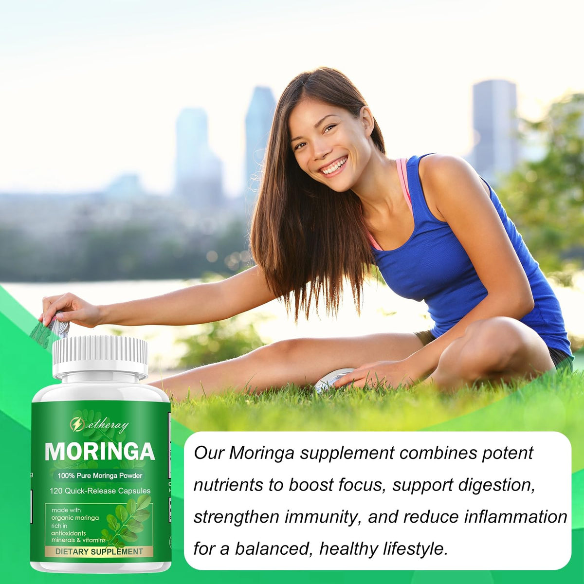 Moringa Capsules 800mg 120 Capsules D271