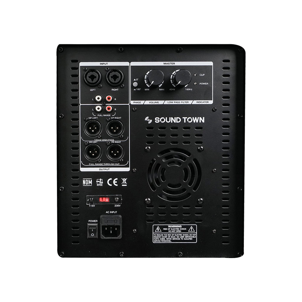 18" 2400W Powered Subwoofer V281128