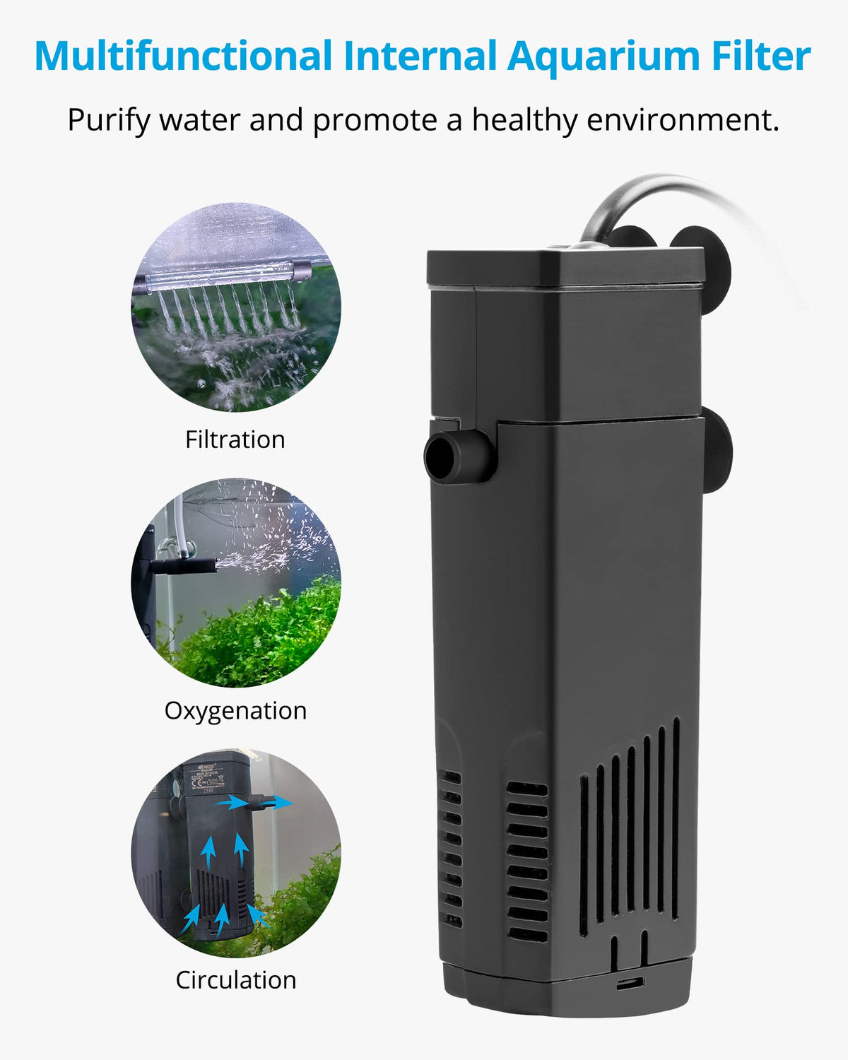 Internal Aquarium Filter up to 5 Gallons F609423
