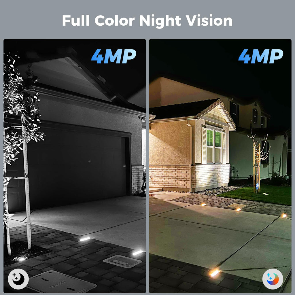 4 Pack Wireless Solar Security Camera T954