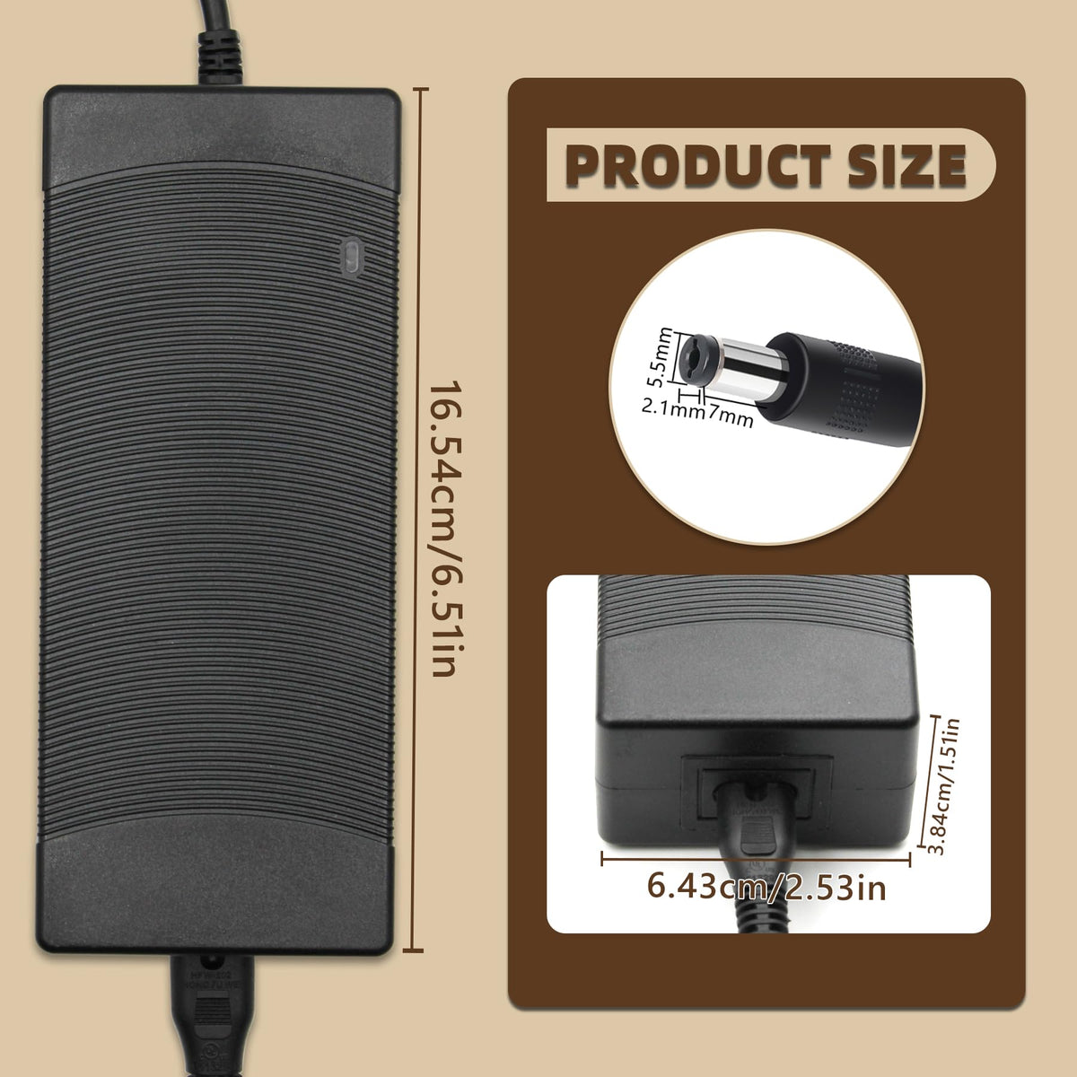 36V-42V 2A Electric Scooter Charger W479851