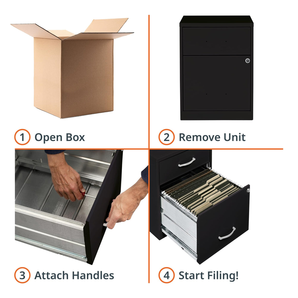 2 Drawer Locking Steel Filing Cabinet E177721