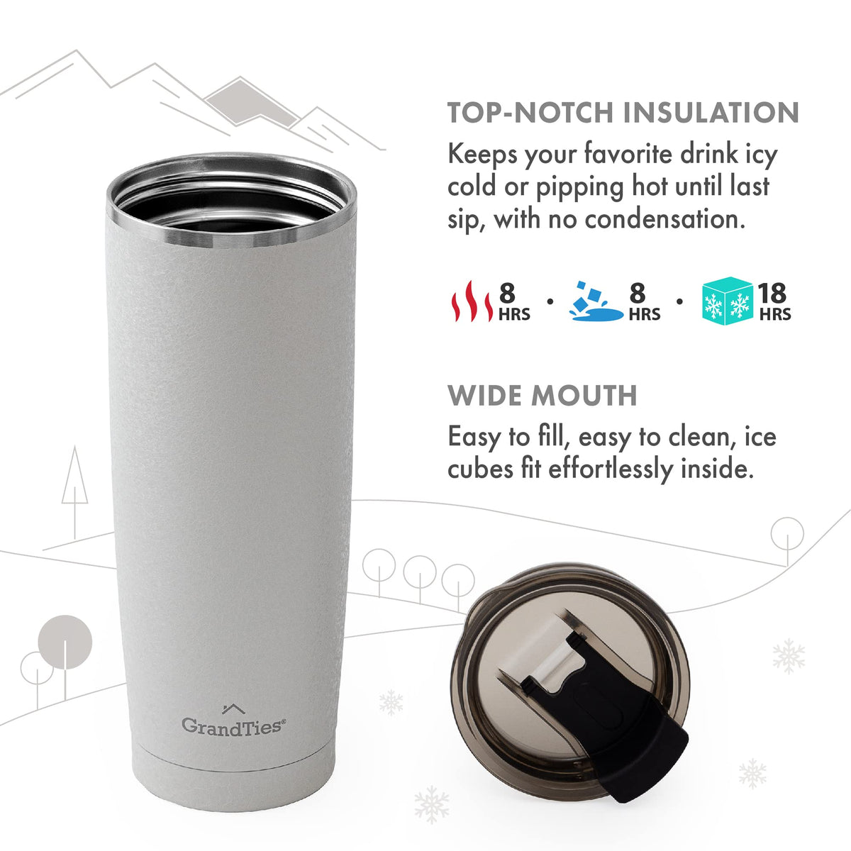 Insulated Stainless Steel Travel Tumbler 20oz O888