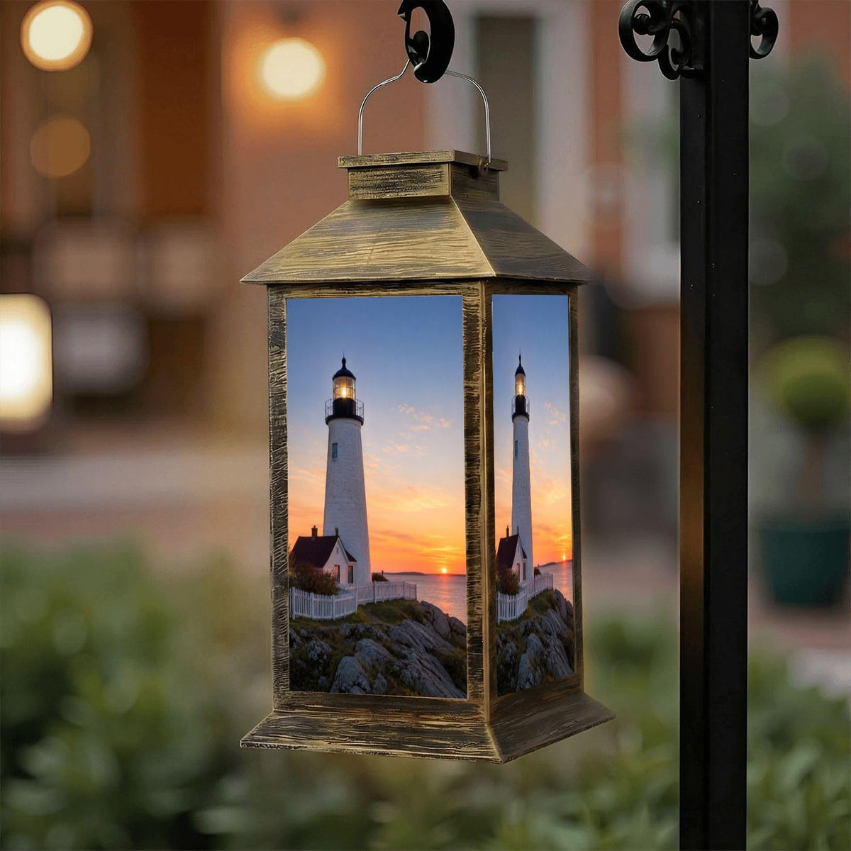 Solar Lantern Outdoor Waterproof LED Hanging Solar Lights F233