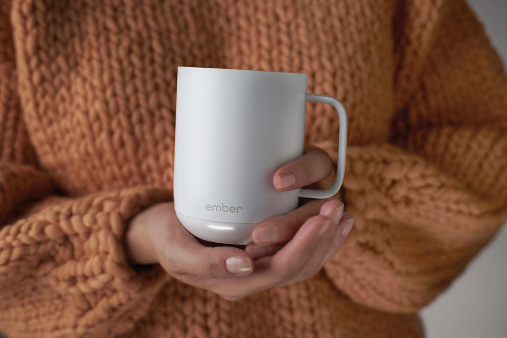 White 10 Ounce Temperature Control Smart Mug X6865