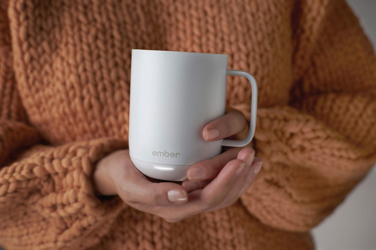 White 10 Ounce Temperature Control Smart Mug X6865