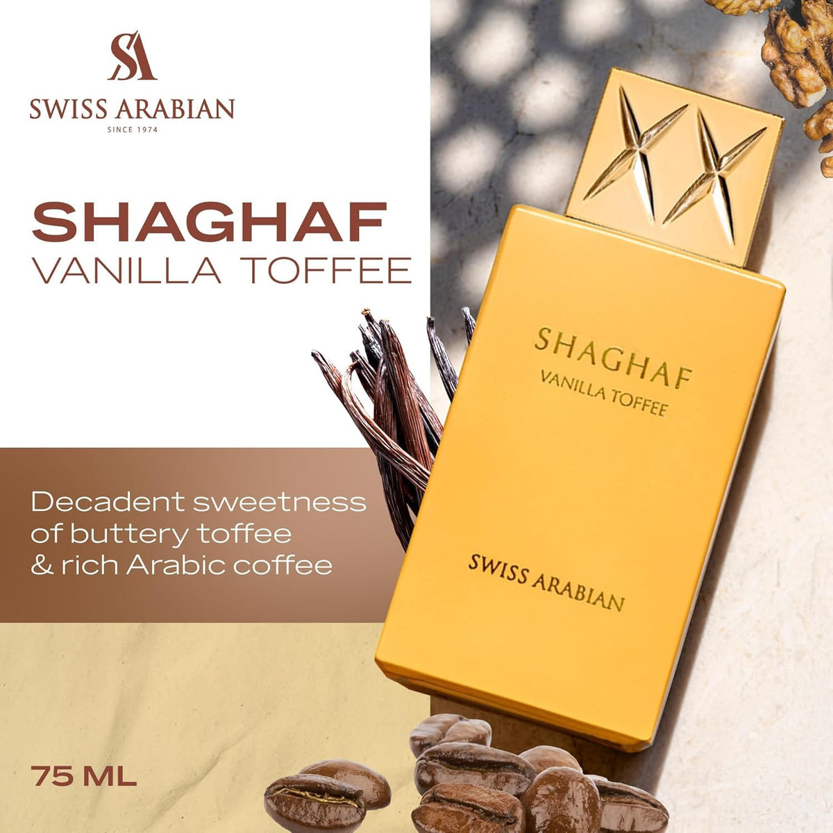 Vanilla Toffee Unisex Eau de Parfum 2.5 oz J8602