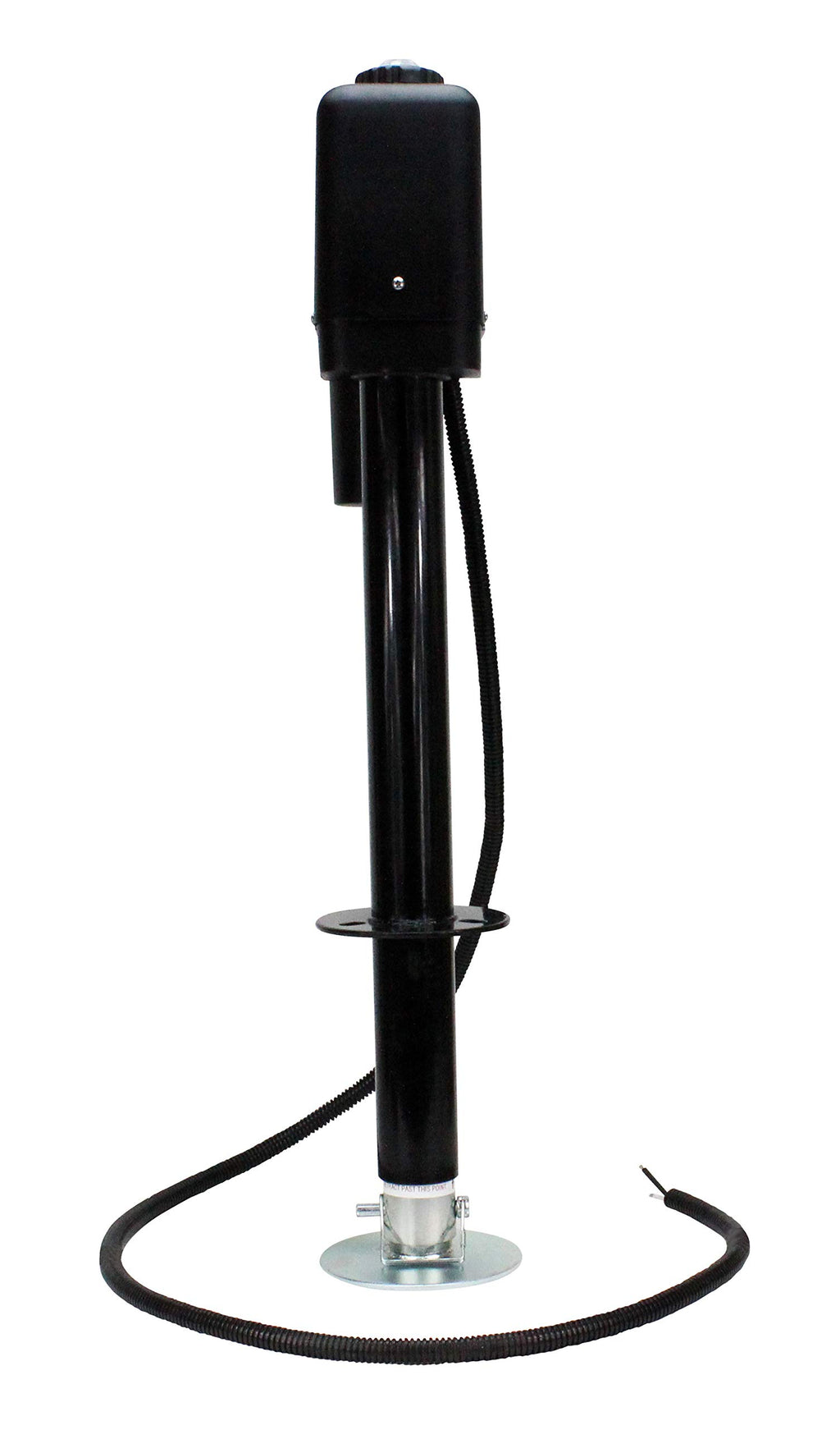 Electric A-Frame Tongue Jack with LED Work Light and Ground Wiring, 3,650 lbs. Capacity, Black Z773