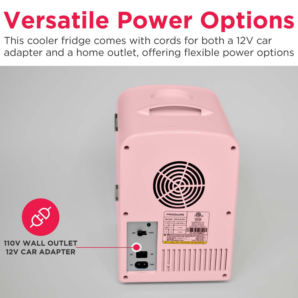 Mini Portable Compact Personal Fridge, 4 Liter Capacity, Pink T306