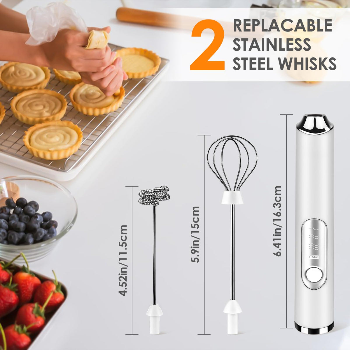 Handheld Rechargeable Milk Frother S7232