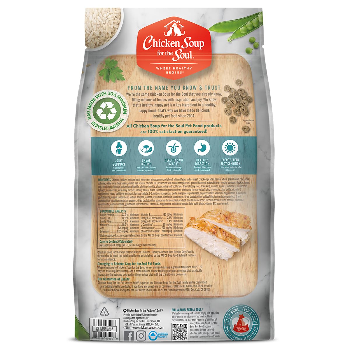 Chicken Turkey Brown Rice Dry Dog Food Q52567