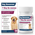 7-Way Dewormer for Large Dogs & Puppies, 50 Tablets G185323