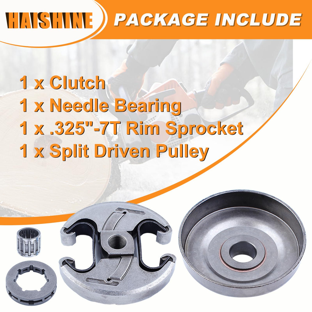 7T Clutch Drum Sprocket Rim Needle Bearing Kit Chainsaw K349429
