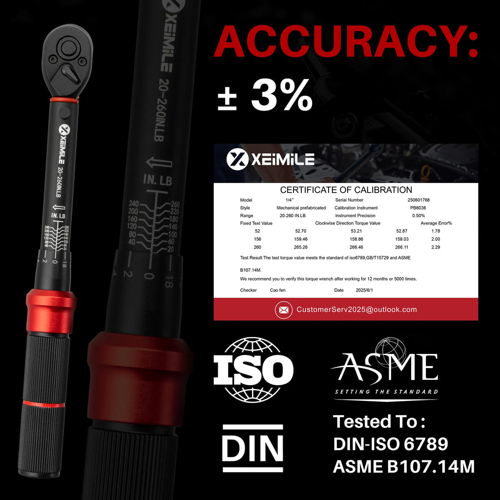 1/4" Drive Torque Wrench & Screwdriver Set U46492