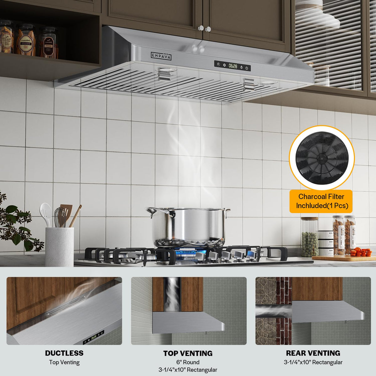 Under Cabinet Range Vent Hood 30 Inch Q353