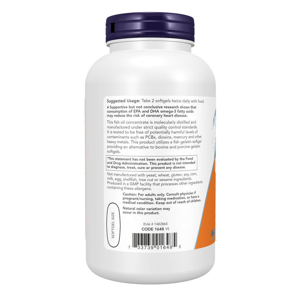 Omega-3 200 Fish Gelatin Softgels S4489