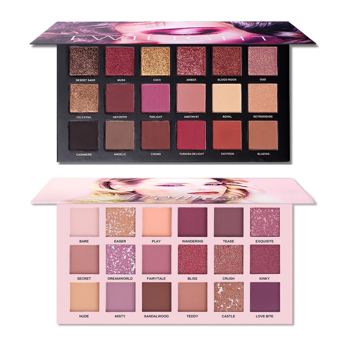 Nude Eyeshadow Palette Makeup Set, Matte Shimmer Glitter Pressed Pearl P904741