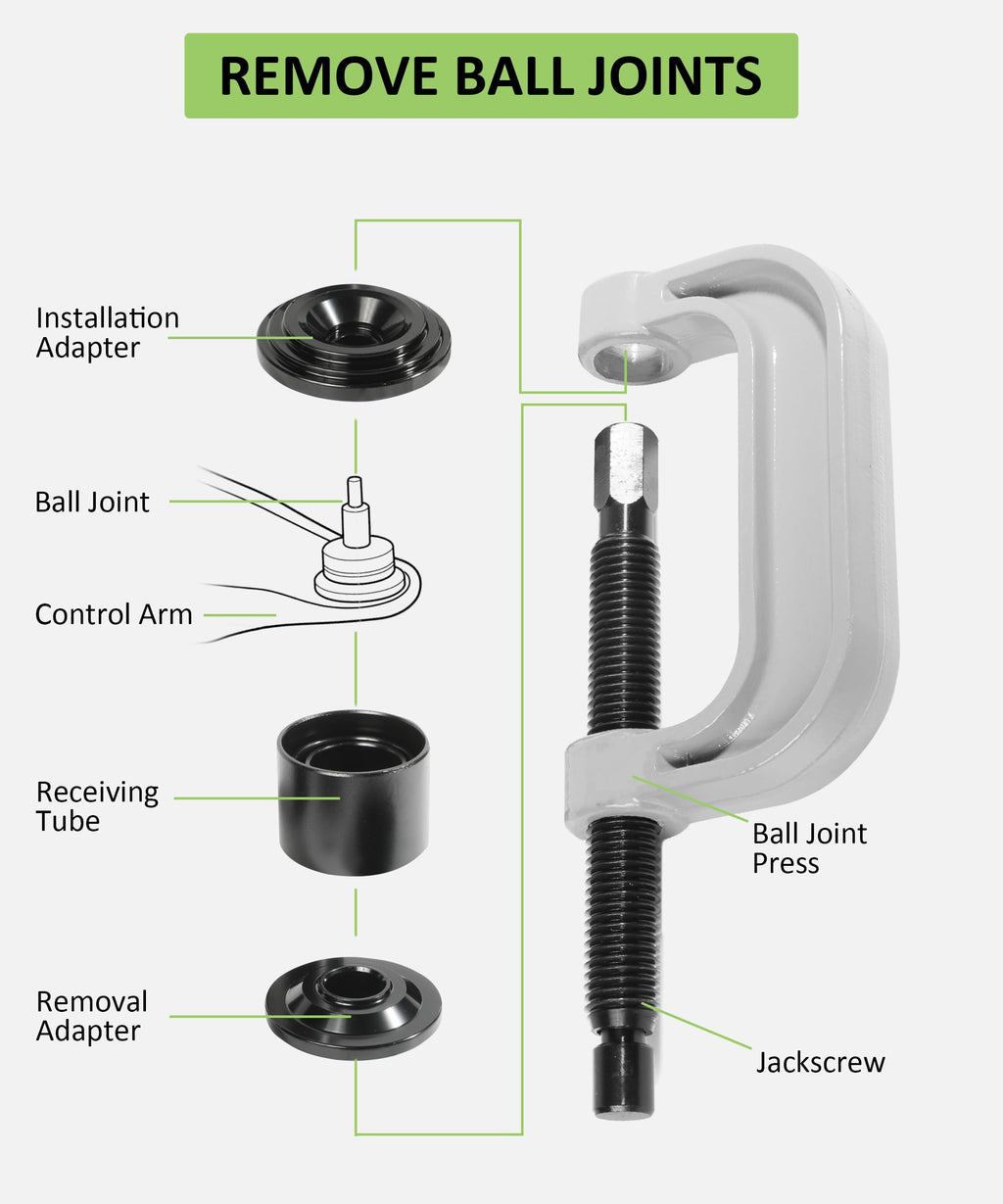 Ball Joint Removal Tool Kit with 4x4 Adapters C568166