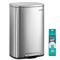 13 Gallon Stainless Steel Trash Can Q81838