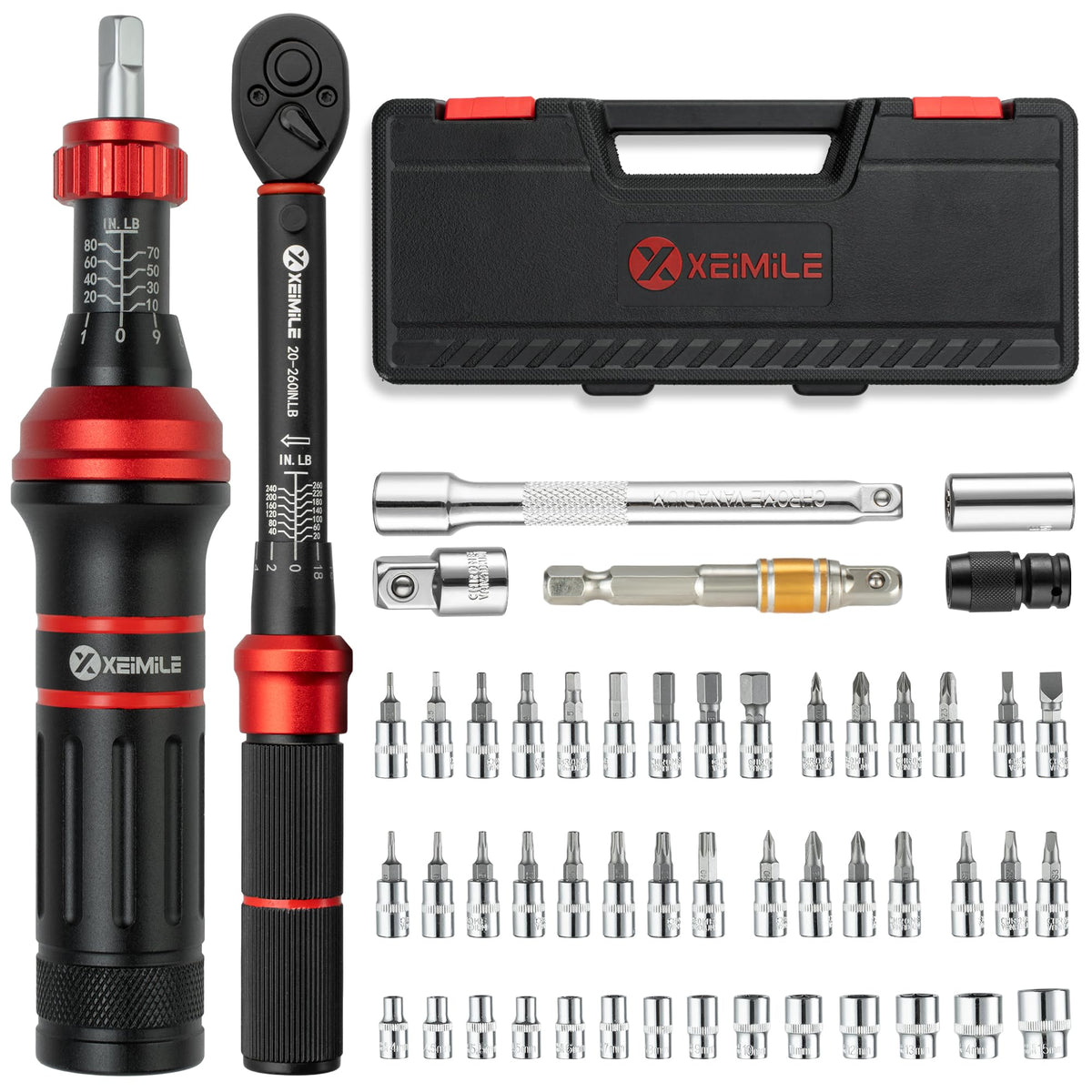 1/4" Drive Torque Wrench & Screwdriver Set U46492