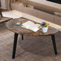 Oval Espresso Wood Coffee Table X72818