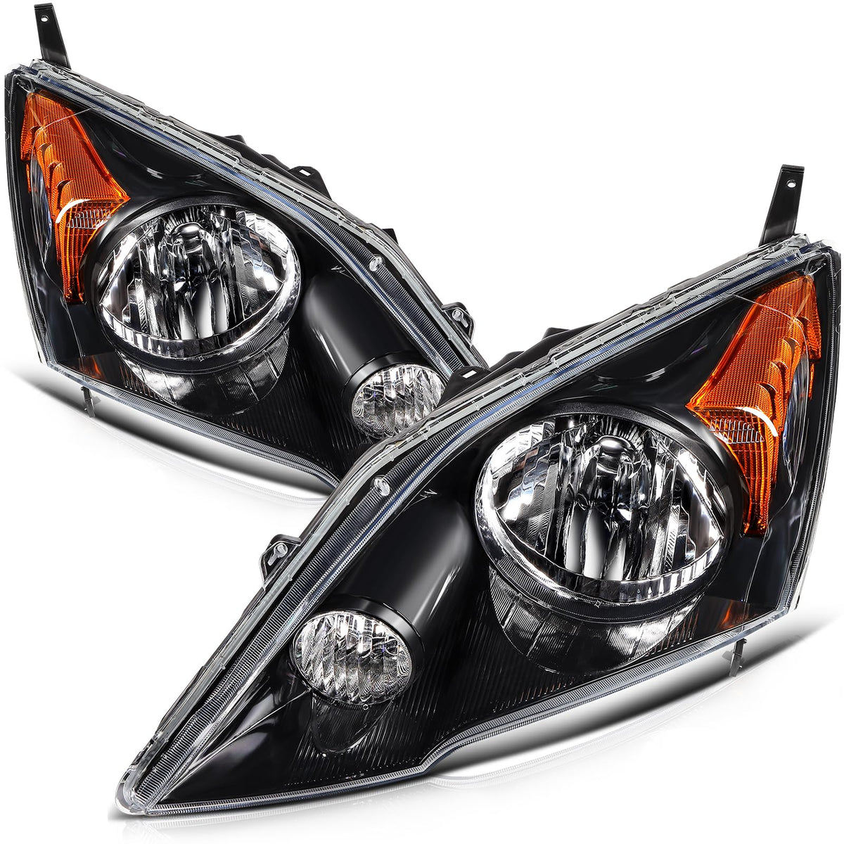 Chrome Housing Clear Corner Headlight Assembly D114727