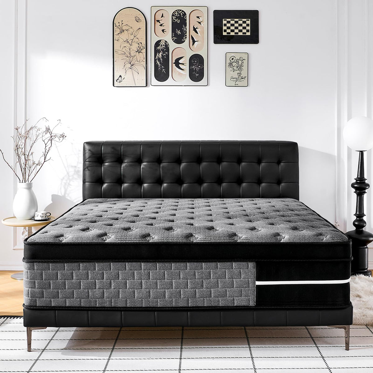 12 Inch Medium Firm Hybrid Full Mattress N106414