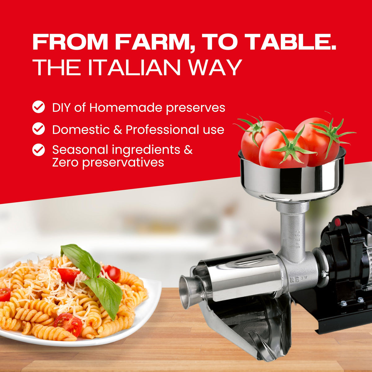 Electric Tomato Strainer 650W F47505