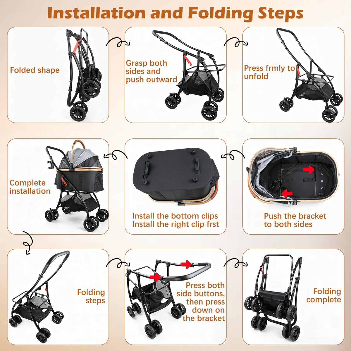 Pet Stroller H513