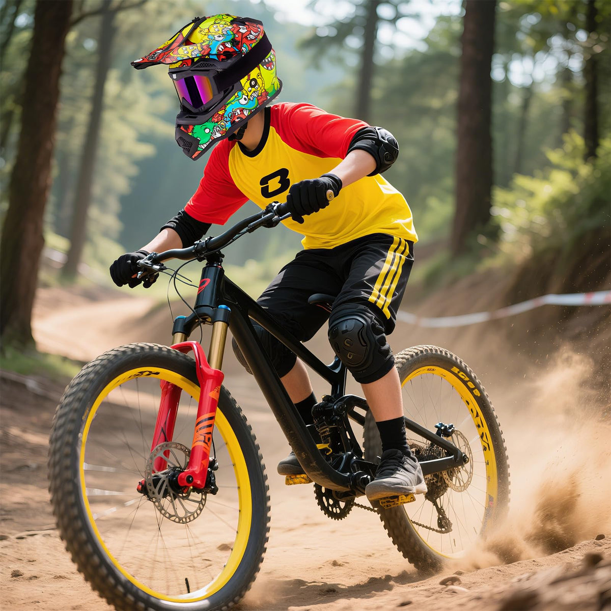 Kids DOT Approved Motocross Helmets C212