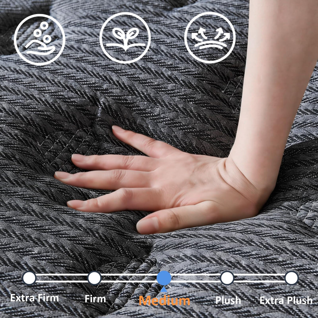 12 Inch Medium Firm Hybrid Full Mattress N106414