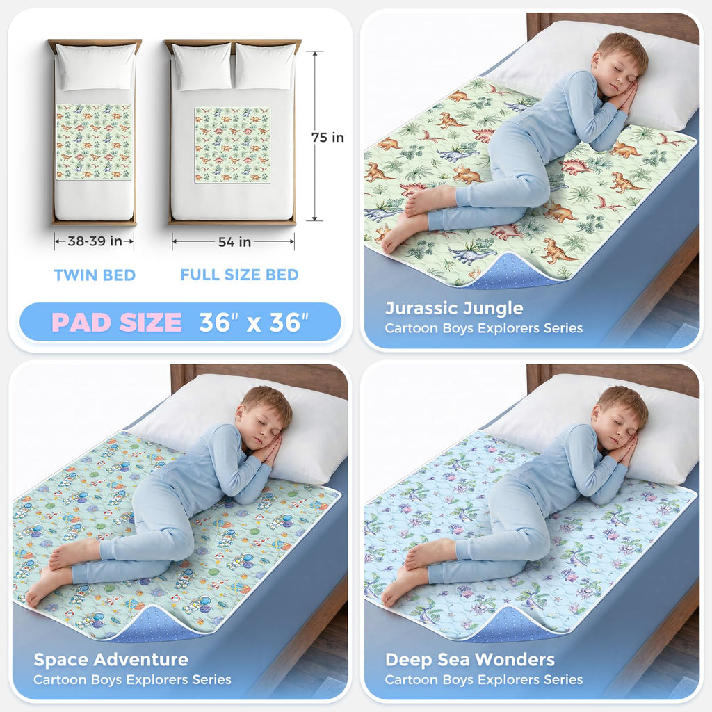 Baby & Kids Pee Pads Viscose from Bamboo 3 Pack M90094