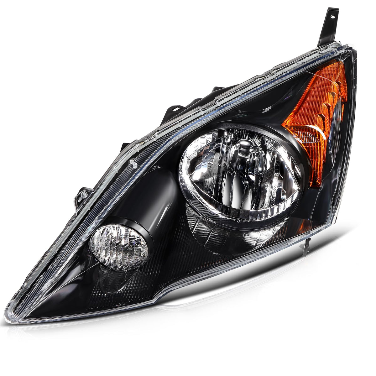 Chrome Housing Clear Corner Headlight Assembly D114727