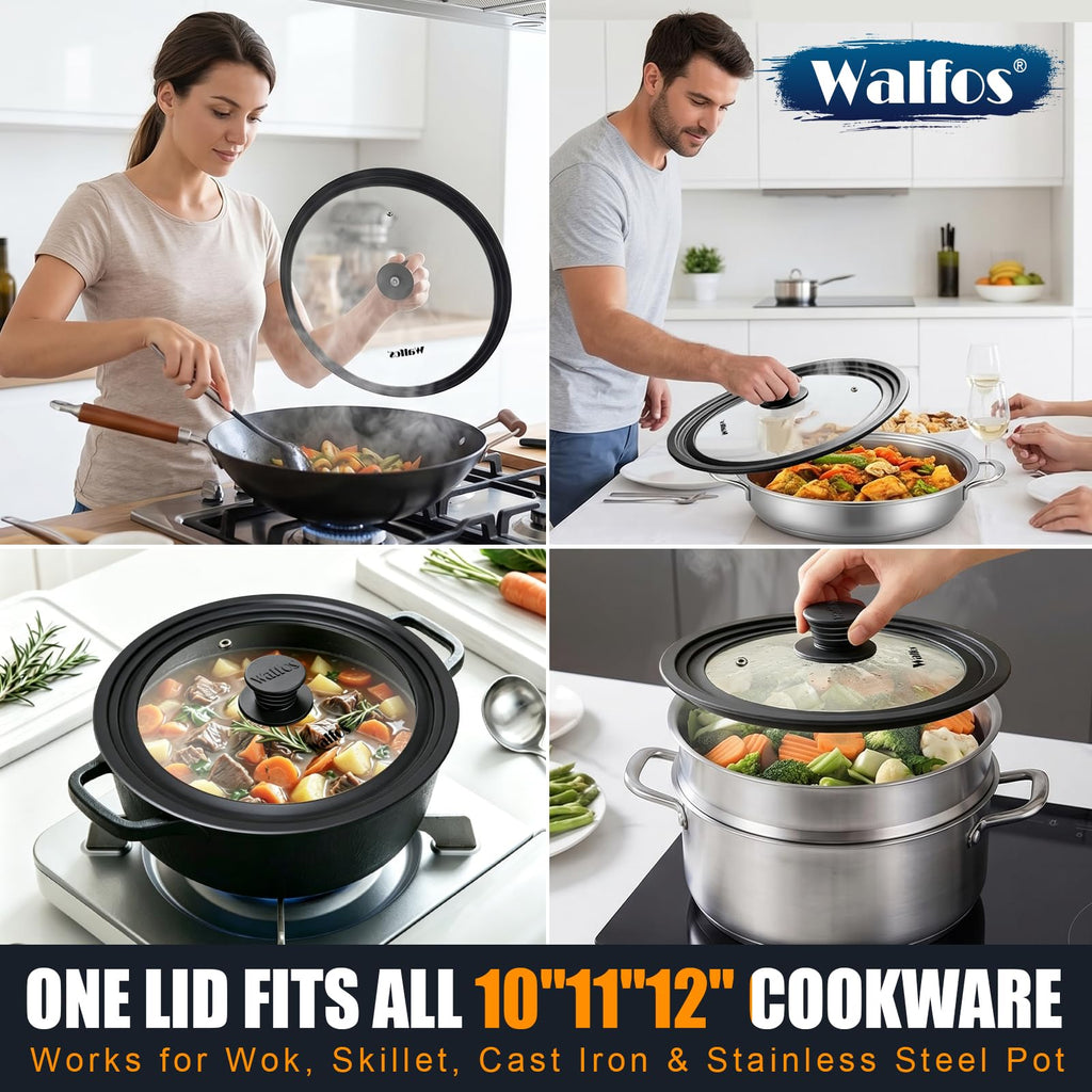 Tempered Glass Universal Lid for Pots, Pans and Skillets P794304