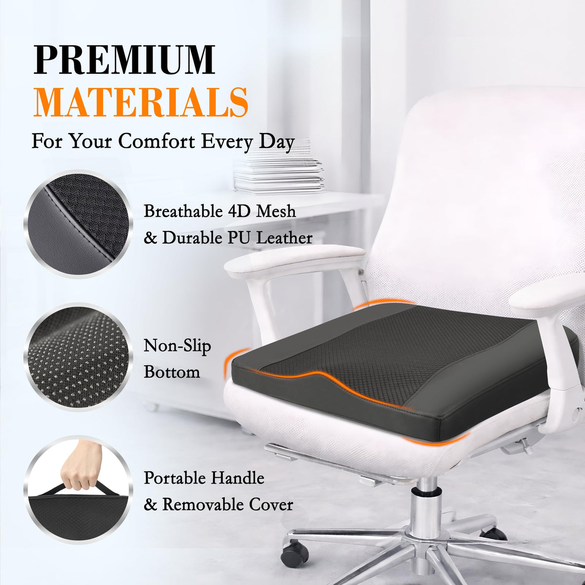 Memory Foam Car Seat Cushion H7899