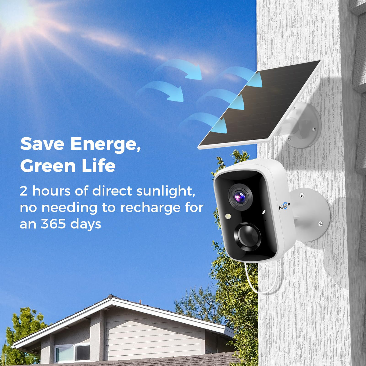 4 Pack Wireless Solar Security Camera T954