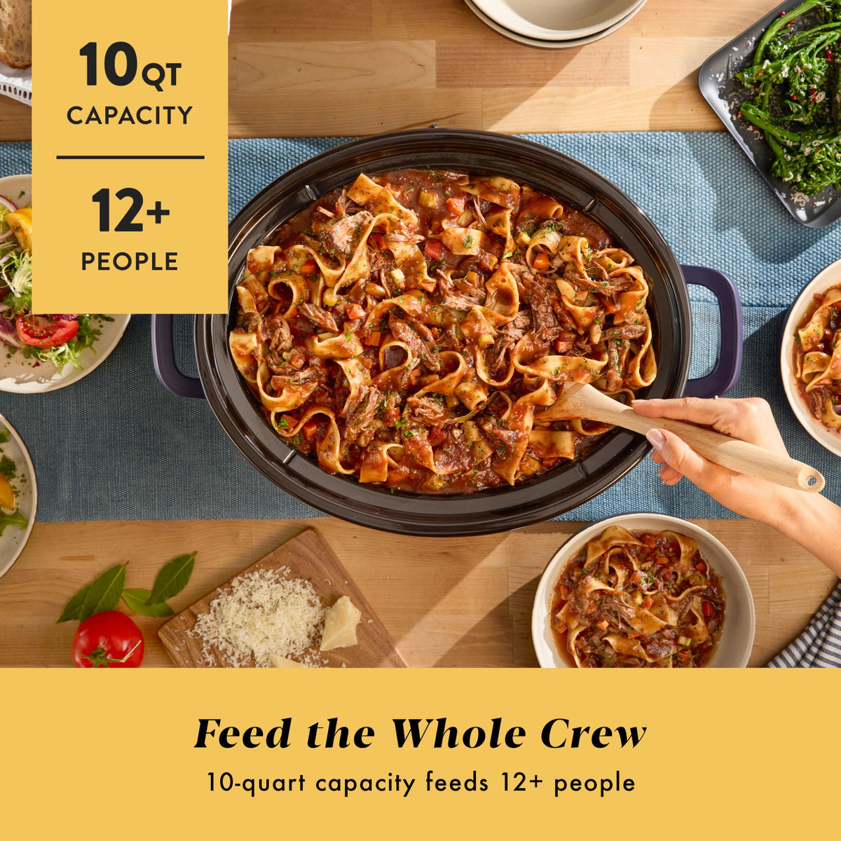 10QT Manual Slow Cooker O3715