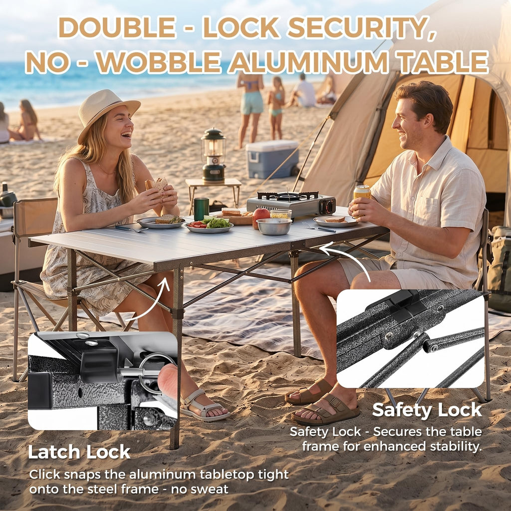 53.5" Heavy Duty Folding Camping Table X9860