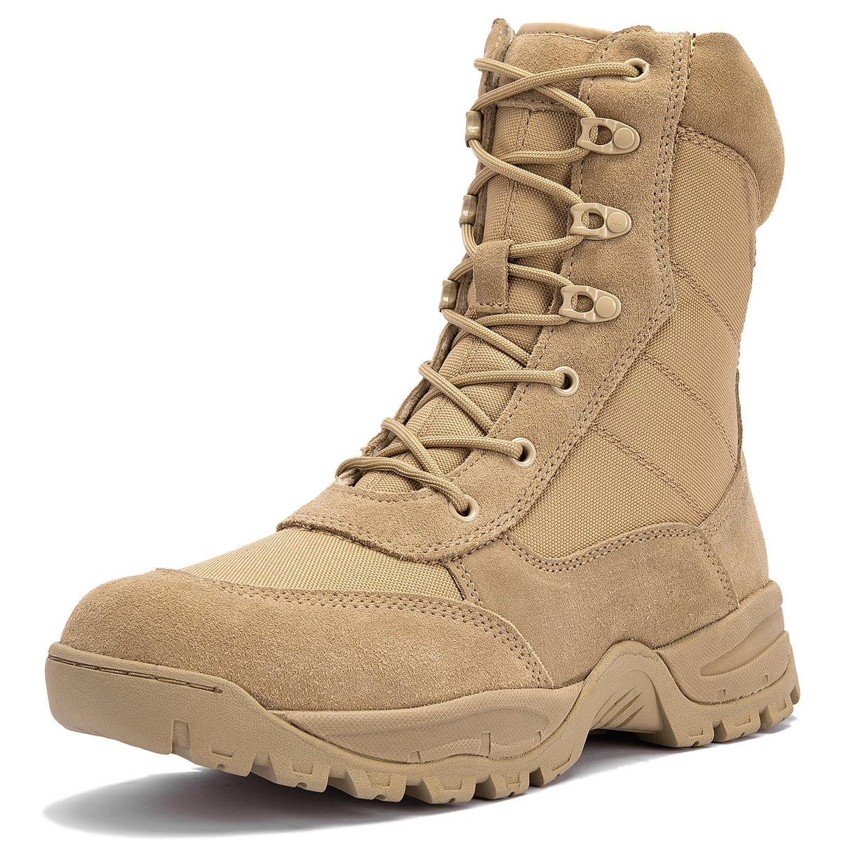 8-Inch Lightweight Tactical Boots with Side Zipper S60617