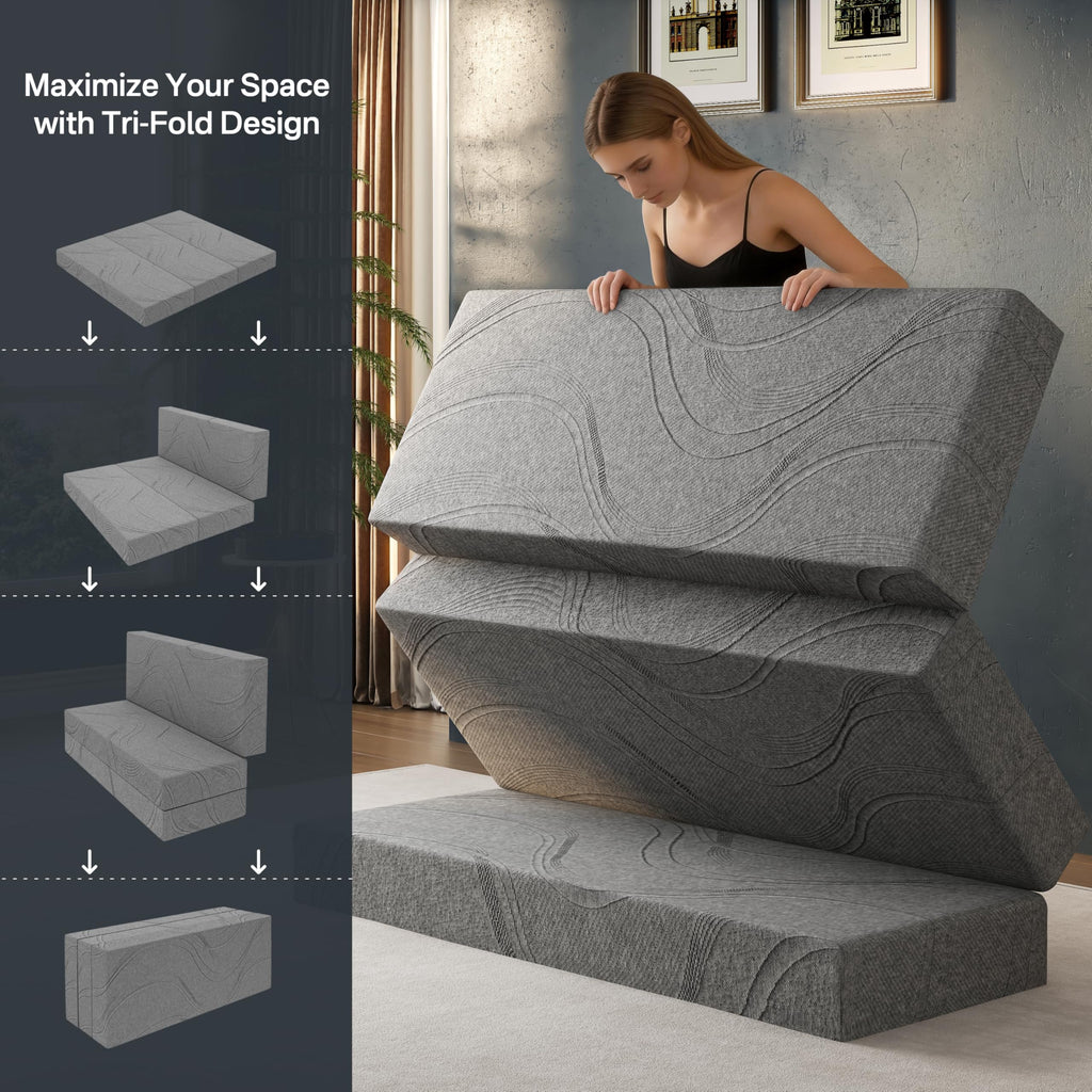 4 Inch Memory Foam Foldable Mattress Q243188