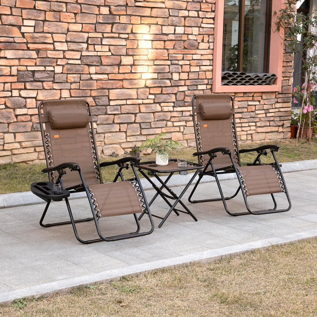 Zero Gravity Chair Set with Side Table I839