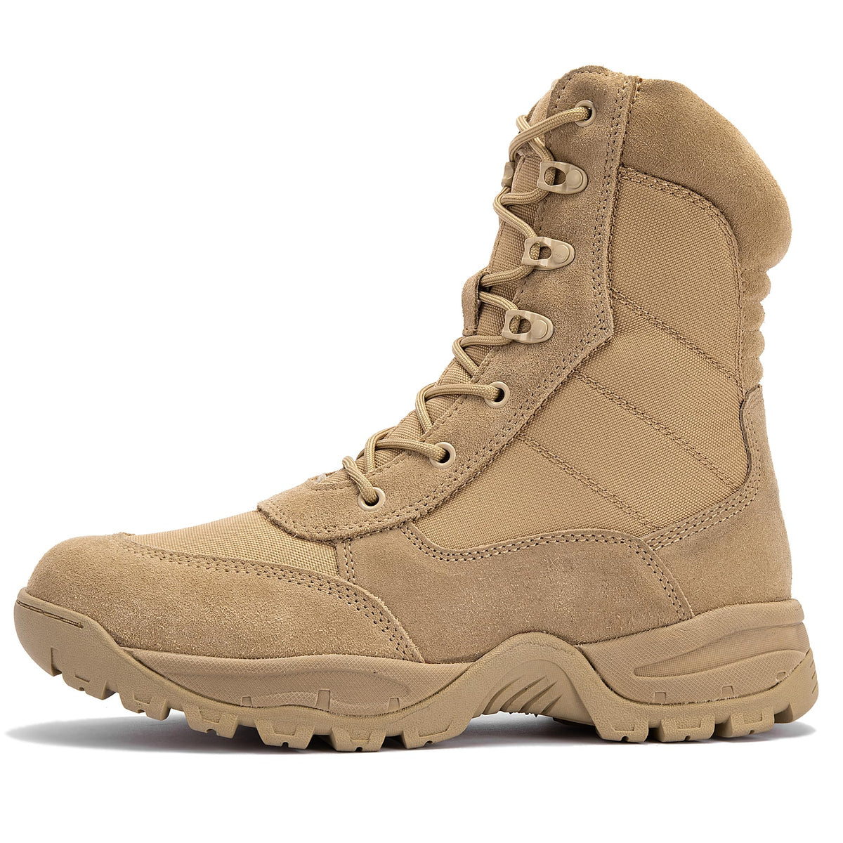 8-Inch Lightweight Tactical Boots with Side Zipper S60617