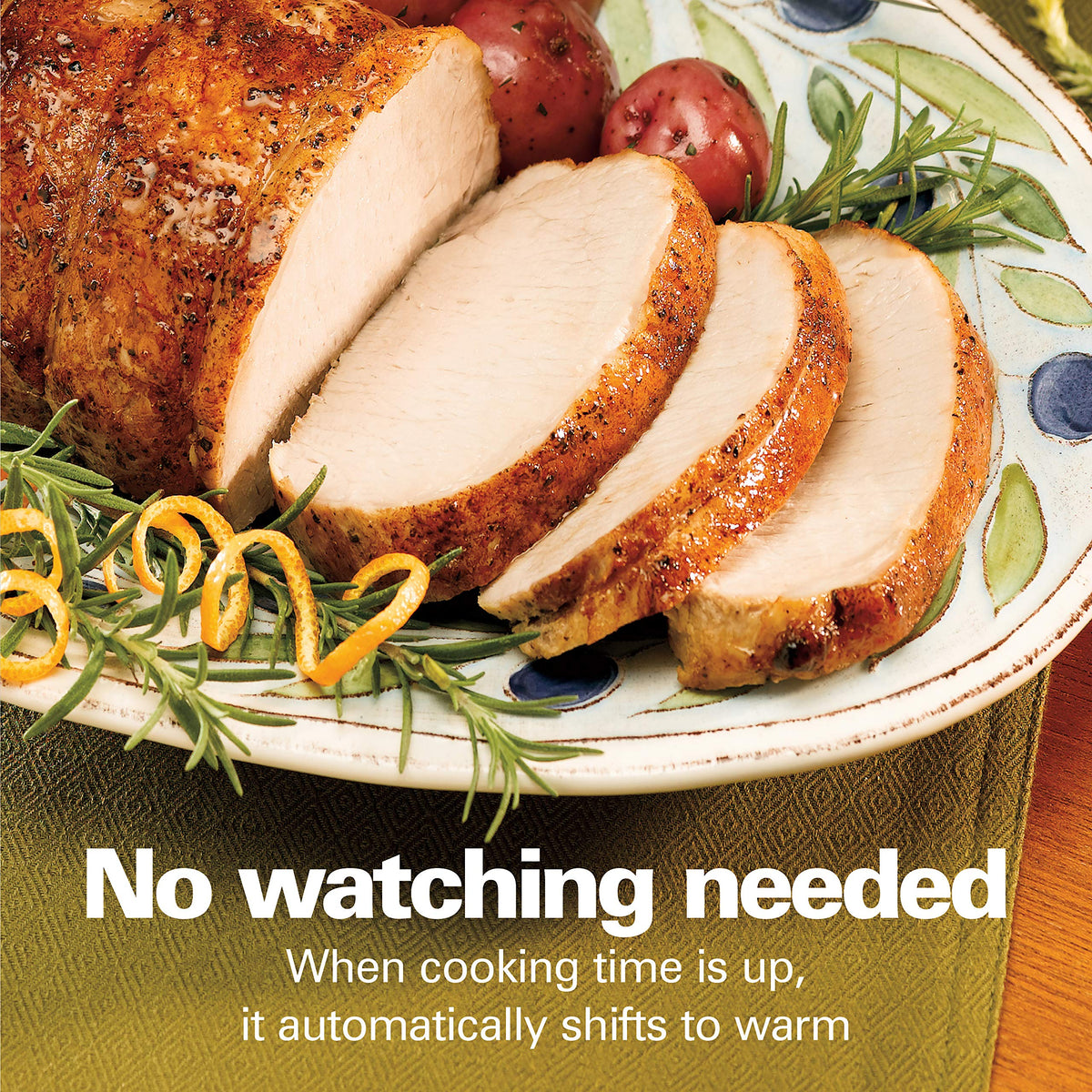 Programmable 6 Quart Slow Cooker with Travel Lid Lock M74473